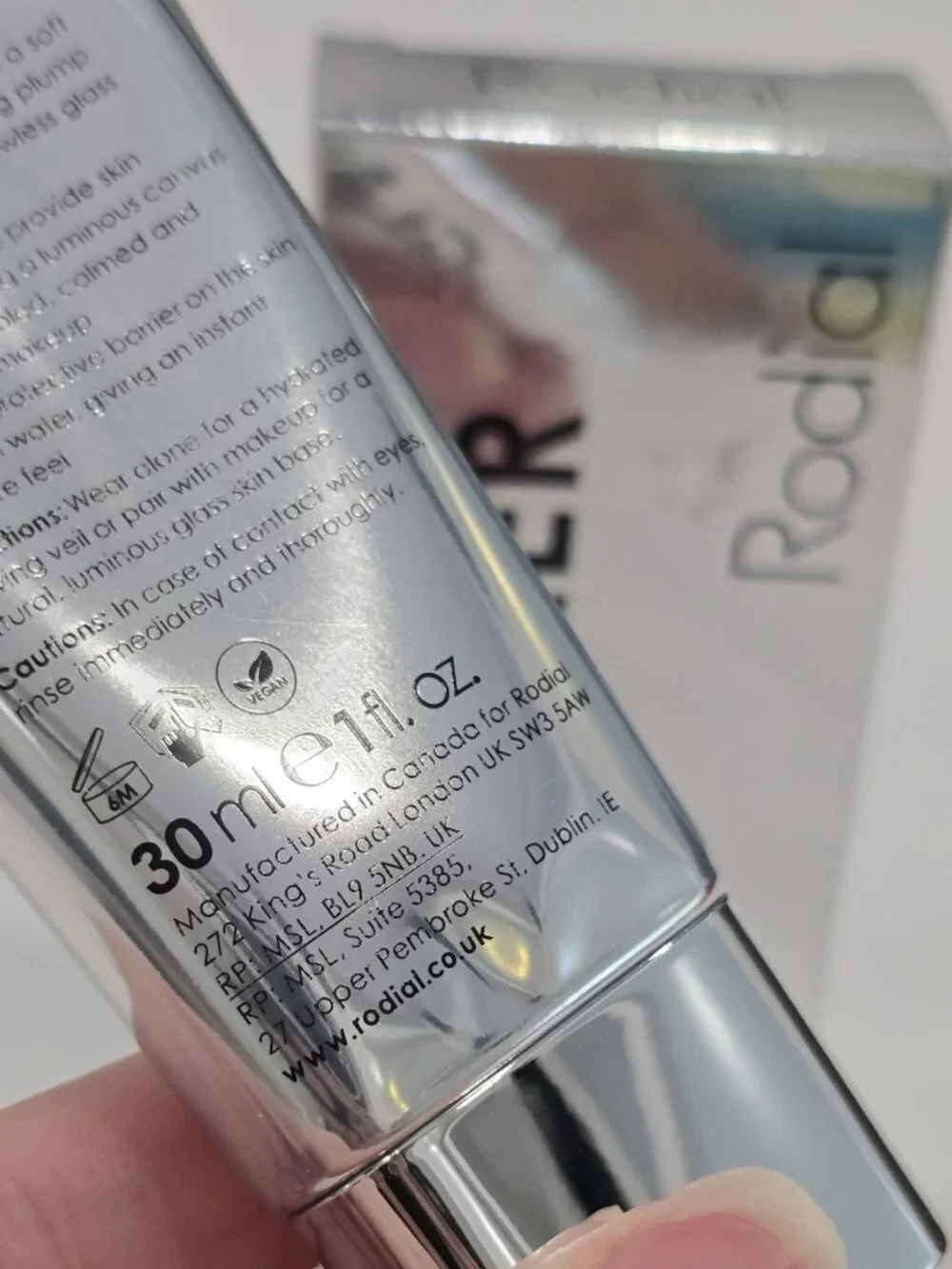 Rodial ✦ Glass Primer ✦ Hydrating Radiant Glow Makeup Base Lightweight 30ml NWT